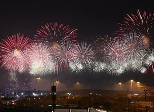 赤城县焰火晚会